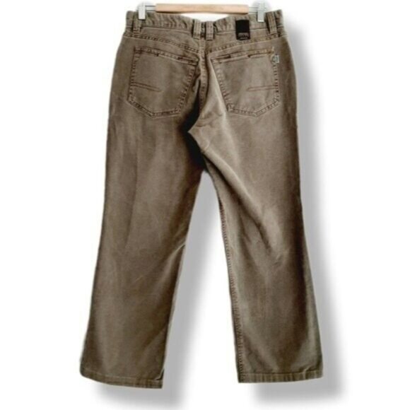 STONES \ Jeans 100% Cotton Straight Khaki Green Men's Pants Sz 34 - Picture 2 of 10